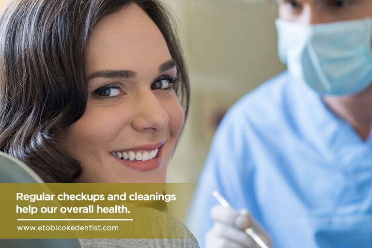 Regular checkups and cleanings help our overall health.