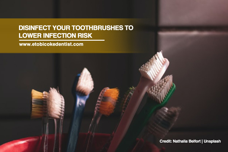 Disinfect your toothbrushes to lower infection risk