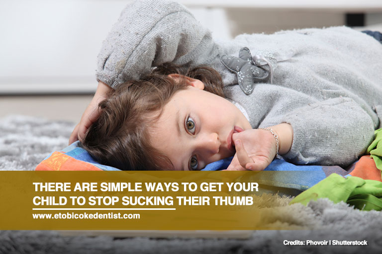 There are simple ways to get your child to stop sucking their thumb