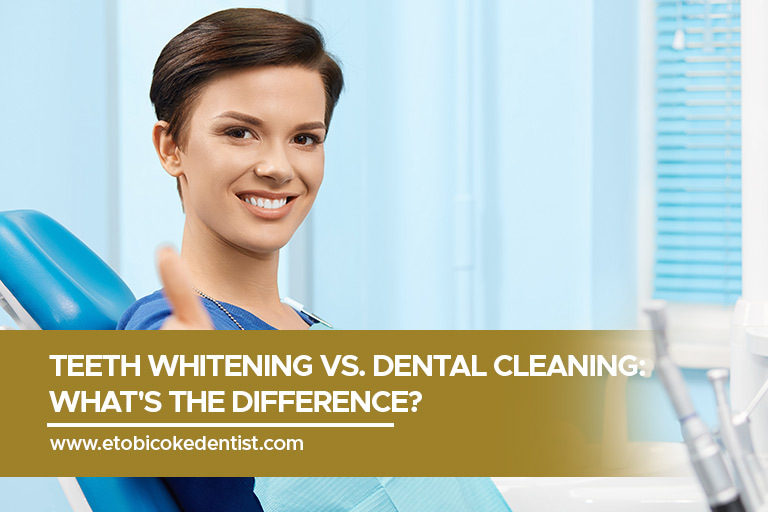 Teeth Whitening vs. Dental Cleaning What's the Difference